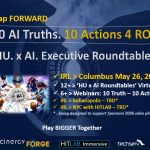 SPONSOR.   'HU x AI ROUNDTABLES' powered by Cinergy: 1) KICKSTART Sales, 2) ACCELERATE Sales, 3) QUANTUM Sales - Let’s Figure It Out